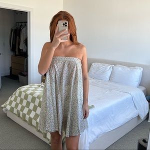 Vintage floral wrap dress/skirt